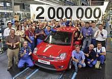 Rekord bei Ford in Köln: Zwei Millionen Fiesta und Fusion seit dem Jahr 2002 produziert.